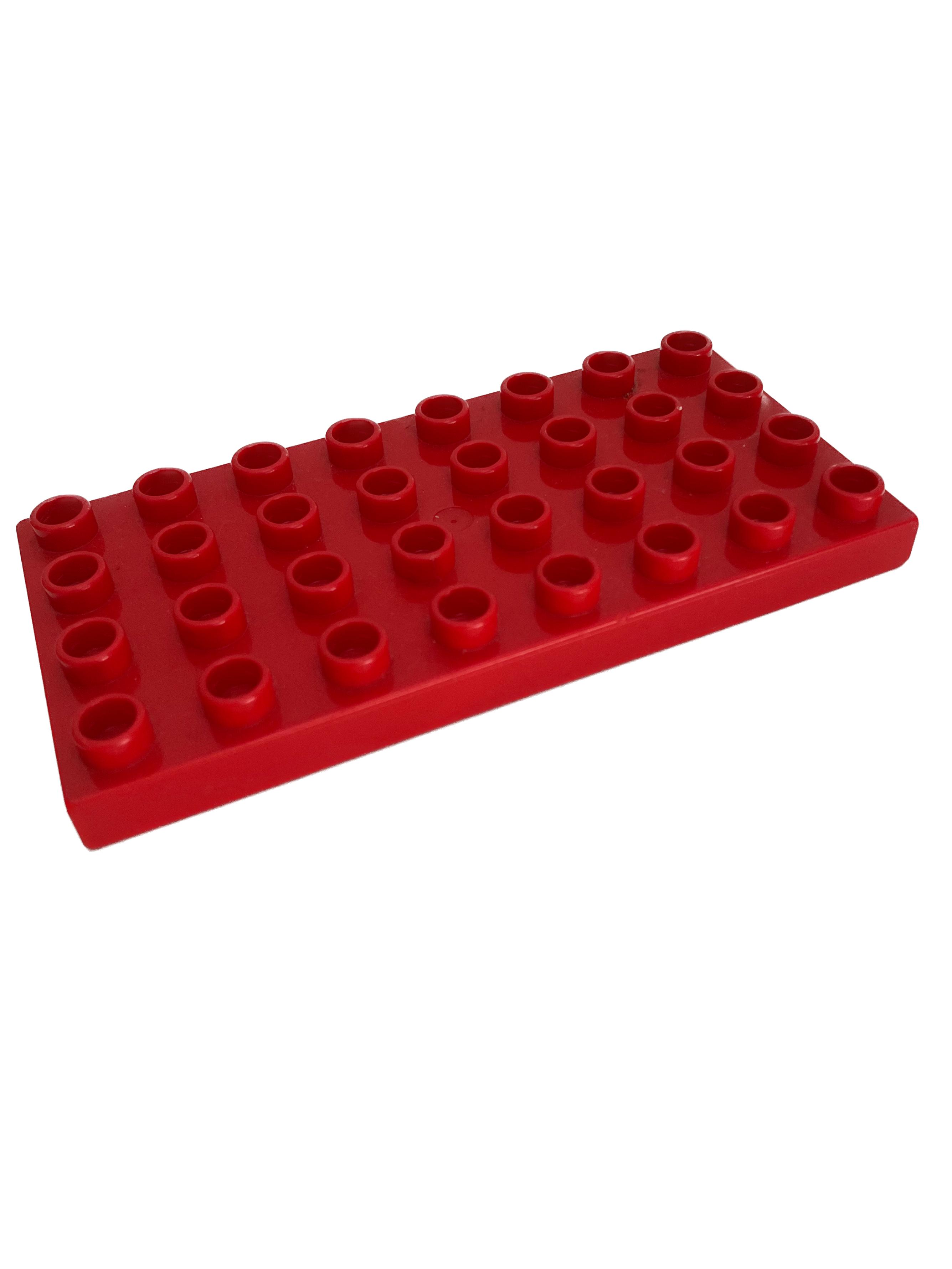Lego Duplo deska 8x4 červená